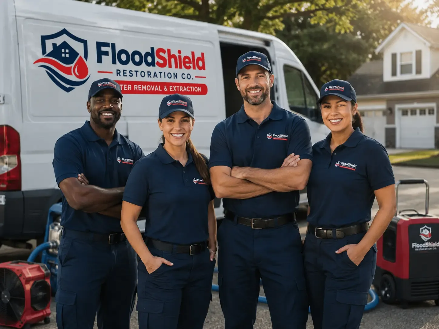 Flood Damage Restoration company in Fresno, OH